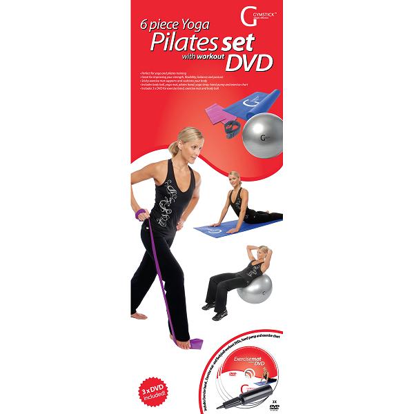 Gymstick  6-delige pilates set met DVD